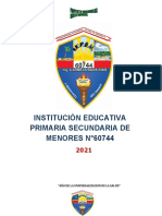 Institución Educativa Primaria Secundaria de MENORES N°60744