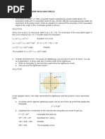 Problems Involving Circle