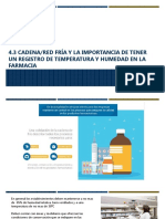 4.3 Cadena Red Fria y La Importancia de Tener Un Registro de Temperatura y Humedad en La Farmacia