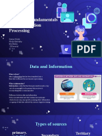 Computer Fundamentals and Information Processing: Daniel Robb Abida Barnaby Ms - Bailey 10general