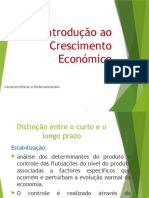 Introdução Ao Crescimento Económico: Características e Determinantes