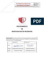 Investigación de incidentes en J Y P