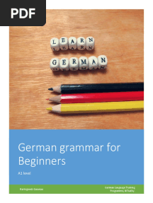 German Language For Beginner