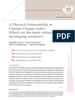 Ferdi p213 A Physical Vulnerability To Climate Change Index Which Are The