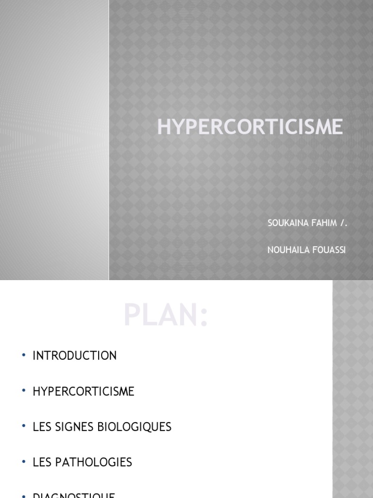 Hypercortisolemie Conduite A Tenir – KGEXP