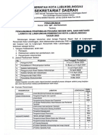 Pengumuman Penerimaan PNS Pemkot Lubuklinggau Dari Instansi Lainnya