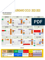 Calendario Ciclo Escolar 2022-2023