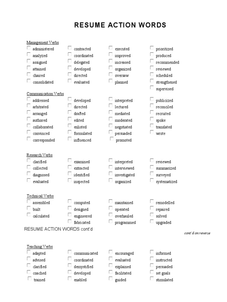 resume-action-words-tip-sheet-pdf-cognition-cognitive-science