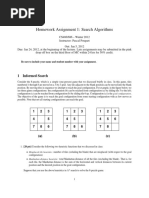 Homework Assignment 1: Search Algorithms