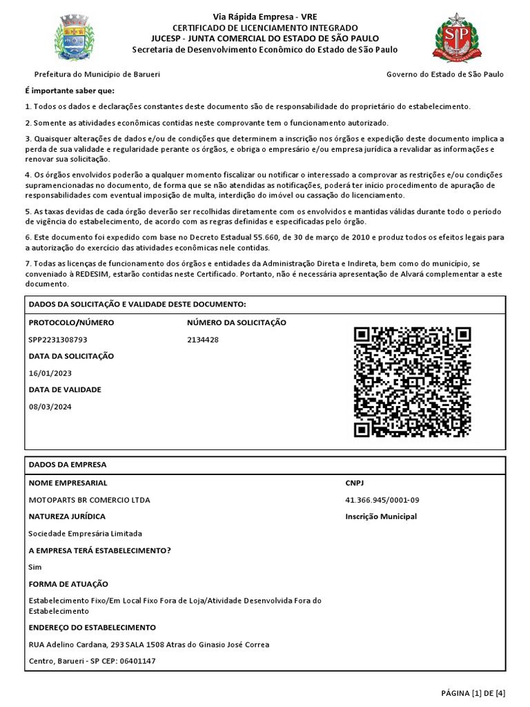 Cli Motoparts | PDF | Negócios