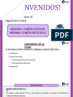 ¡Bienvenidos!: Hoy Revisaremos El Siguiente Tema