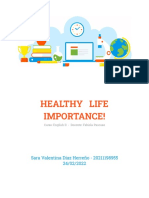 Healthy Life Importance