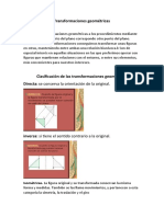 Transformaciones Geométricas