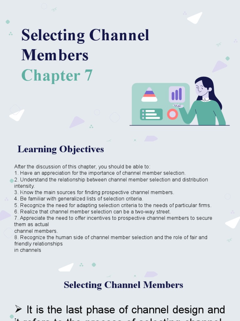 Channel Member Selection Process | PDF | Sales | Service Industries