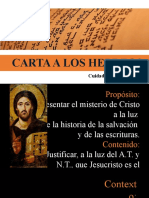 Carta A Los Hebreos: Cuidada Estructura Literaria