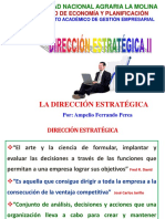 Introducción Dirección Estratégica UNALM