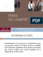 Tema: "El Comité": Derecho Civil Y Penal - Contabilidad Iv