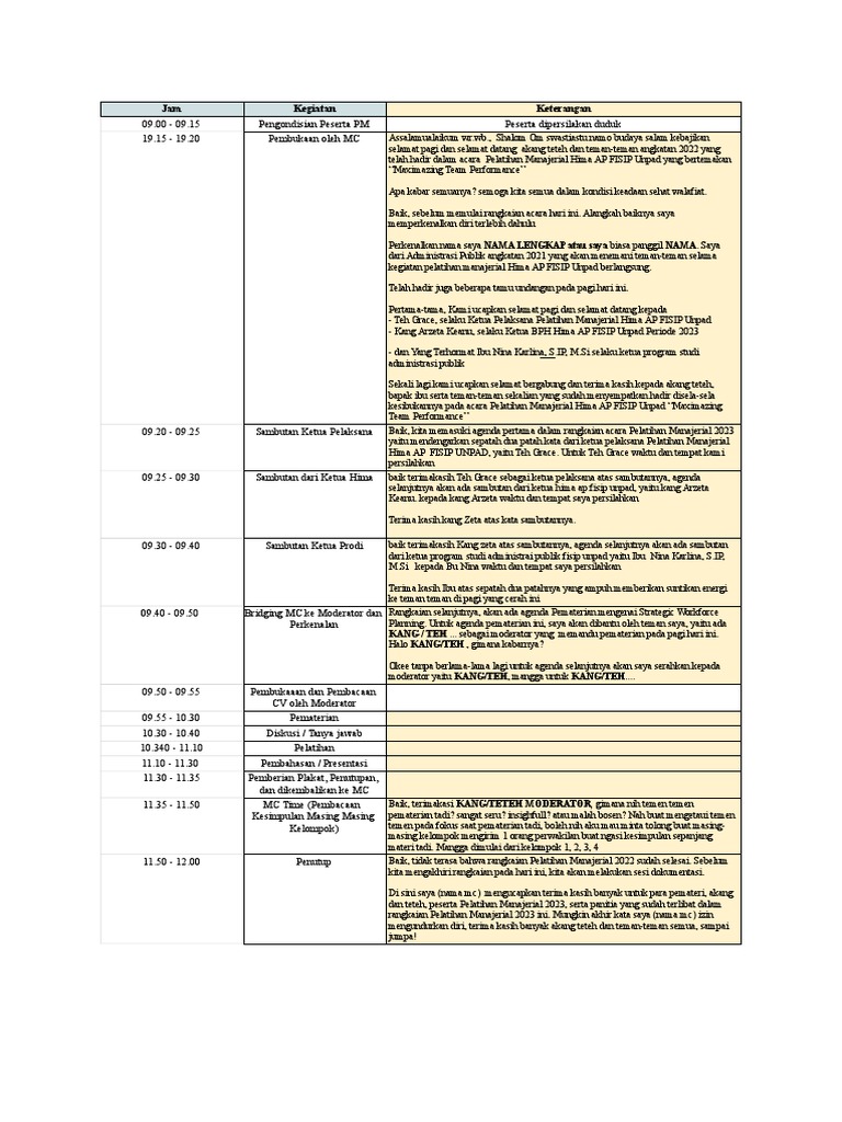 Cue Card MC PDF