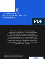 Tpack: Technological Pedagogical Content Knowledge