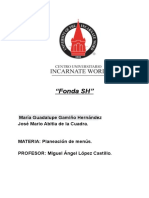 "Fonda SH": - María Guadalupe Gamiño Hernández José Mario Abitia de La Cuadra