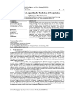 Random Forest Algorithm For Prediction of Precipitation