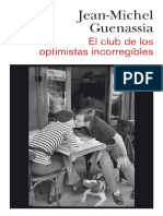 El Club de Los Optimistas Incorregibles Jean Michel Guenassia