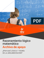 Razonamiento Lógico Matemático: Archivo de Apoyo