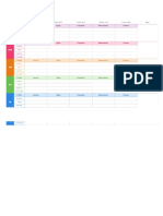 Planificador Semanal Escolar: 27 Mar Lectura Inglés Ortografía Matemáticas Ciencia