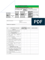 Lista de Observacion