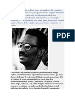 Cheikh Anta Diop Fue Un Historiador
