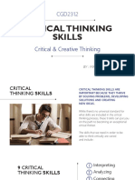 2.3 Critical Thinking Skills
