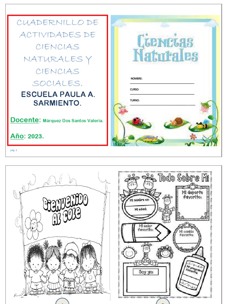 Cuadernillo de Ciencias para Primer Grado | PDF