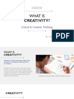 3.1 What Is Creativity