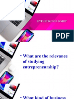 Entrepreneurship