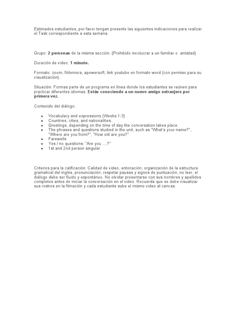 Week 3 | PDF | Crecimiento personal y profesional | Estudios de idiomas ...
