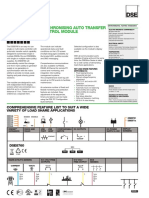 Rear Mounted Synchronising Auto Transfer Switch & Mains Control Module