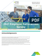 2021 Employer Satisfaction Survey