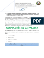 Sesión 4-Guía de Apredizaje. Prefijos, Sufijos, Verbos y Verboides