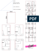 Folha A4 Modelagem Vestido em Malha Tam (M) PDF