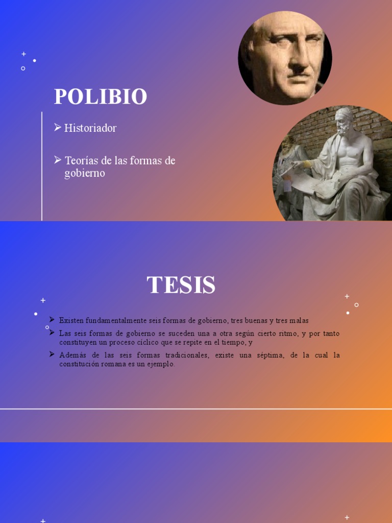Polibio historiador teor as de las formas de gobierno pdf