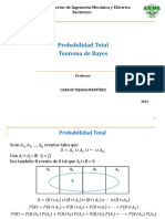 Probabilidad Total y Teorema de Bayes 2021