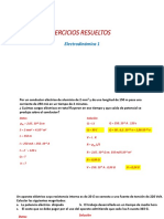 Ejercicios Resueltos: Electrodinámica 1