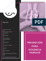 Manual de Prevención en Violencia Familiar