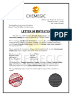 Chemegic Invitation Letter