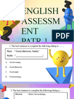 English Assessment Patr 1