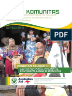 Modul 1 KB 3 Asuhan Antenatal, Intranatal, Postnatal, Kontrasepsi, Lansia Di Komunitas PDF