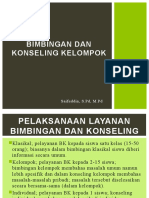 Bimbingan Dan Konseling Kelompok: Saifuddin, S.PD, M.PD