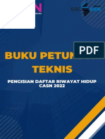 Buku Petunjuk Teknis: Pengisian Daftar Riwayat Hidup CASN 2022