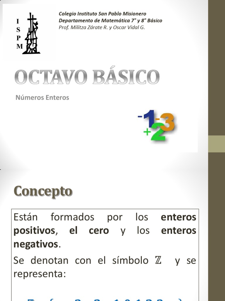 OCTAVO BASICO MATEMATICA- PPT | PDF