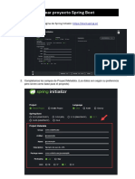 Manual de Creación de Un Proyecto Spring Boot